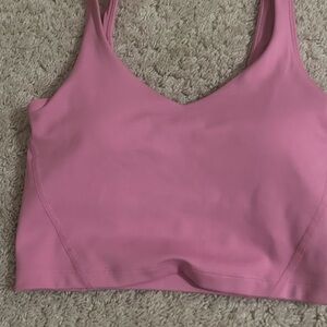 Pink Women's Crop Tank Top